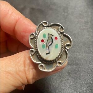 Vintage Native American Bird Ring
